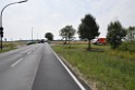 Schwerer Krad Pkw Unfall Koeln Porz Libur Liburer Landstr (Krad Fahrer nach Tagen verstorben) P074